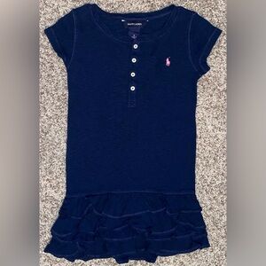 Ralph Lauren - Girl’s Size 5 - Navy Blue Dress